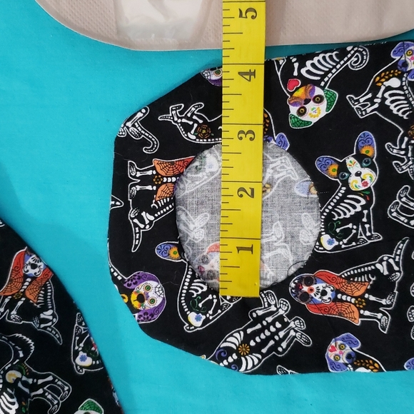 Hand Crafted Ostomy/Iliostomy bag cover w/matching reversible face mask - Picture 9 of 16